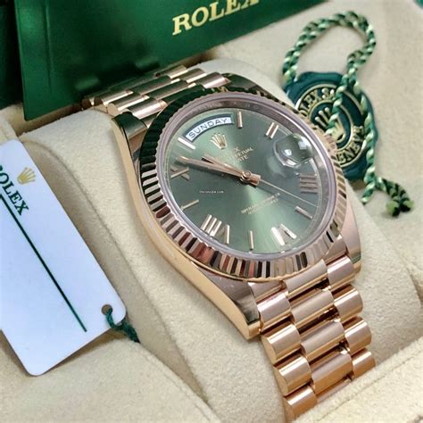 rolex bracelet rose gold|Rolex rose gold 40mm president.